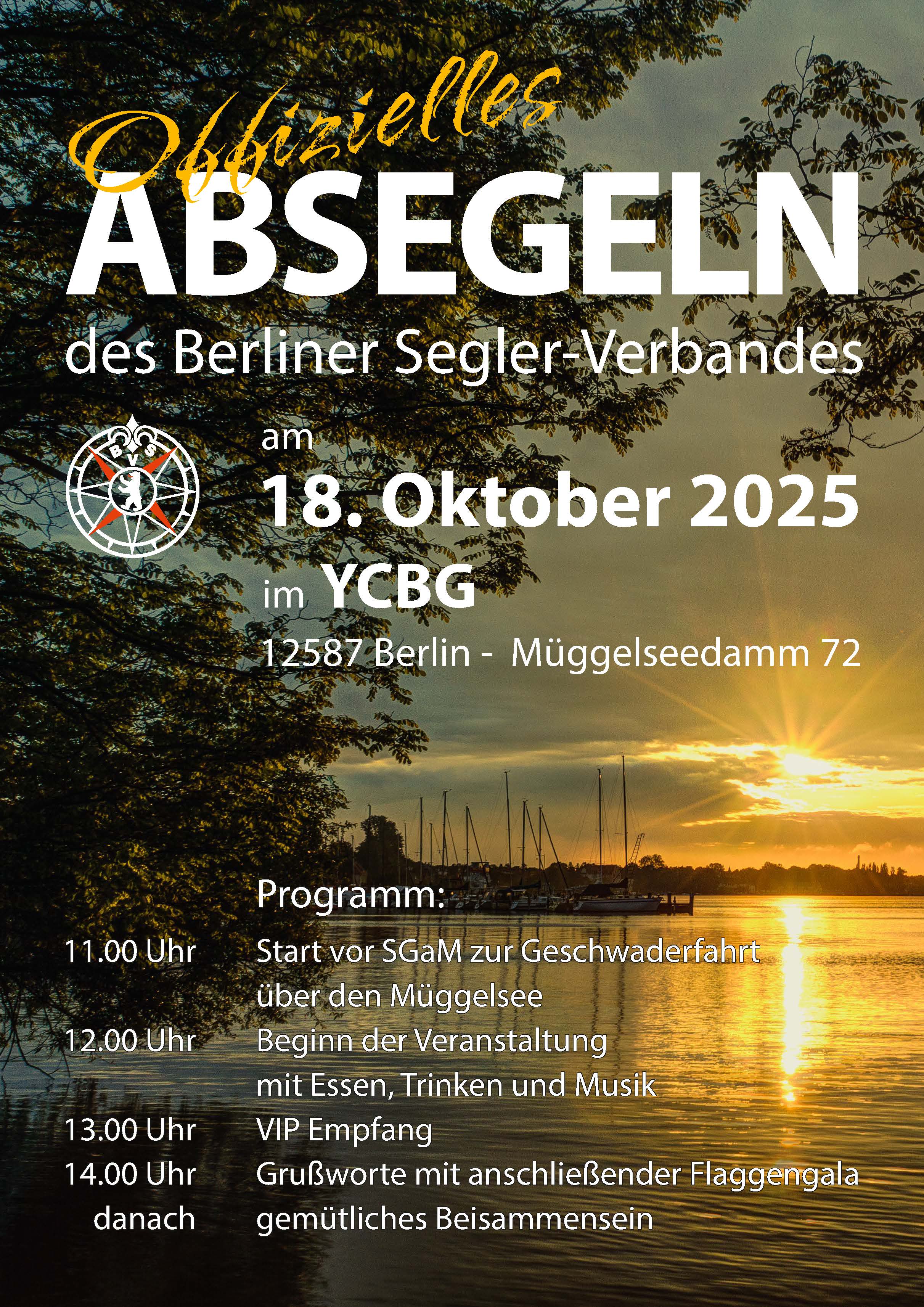 Absegeln25 Plakat