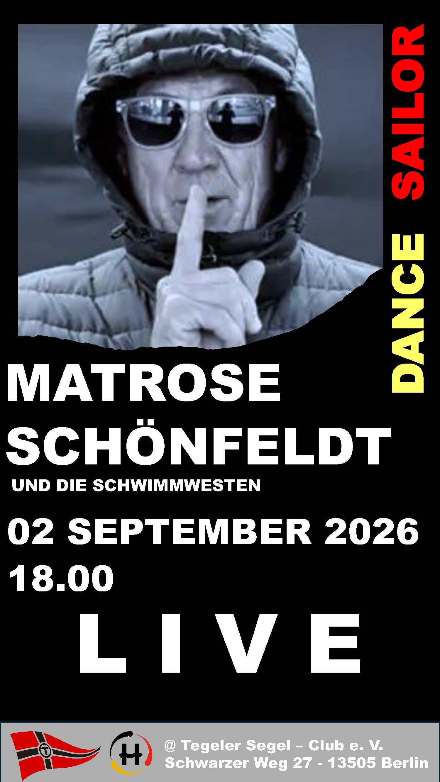 Plakat Konzert Frank Schnfeldt